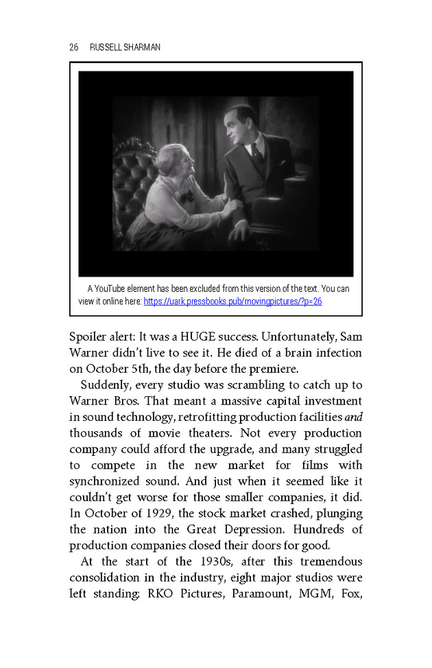 Moving Pictures: An Introduction to Cinema - New Page