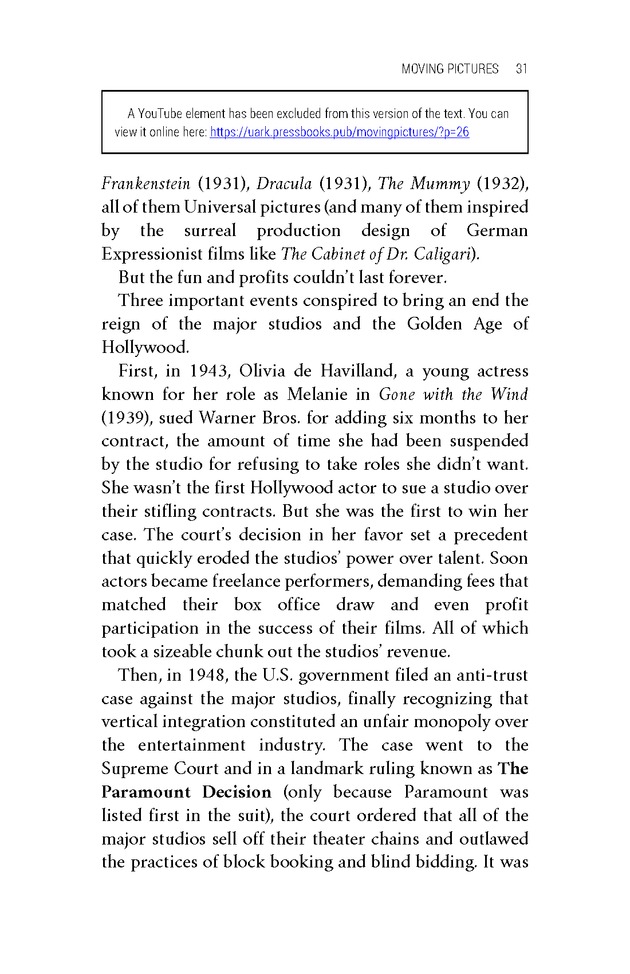 Moving Pictures: An Introduction to Cinema - New Page