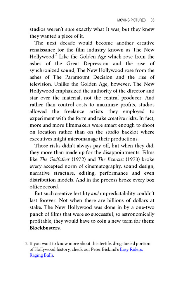 Moving Pictures: An Introduction to Cinema - New Page