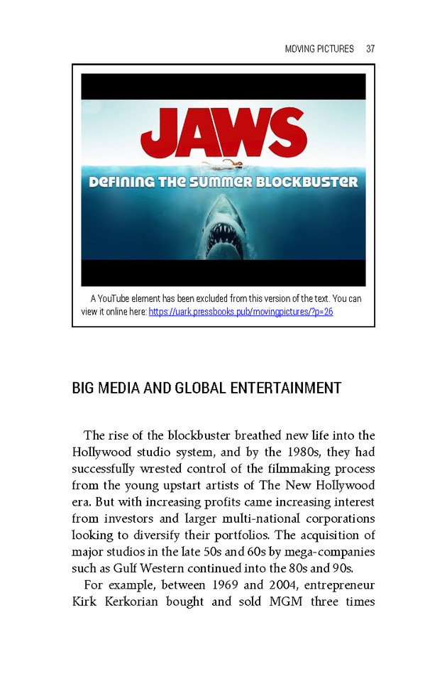 Moving Pictures: An Introduction to Cinema - New Page