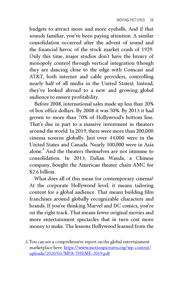 Moving Pictures: An Introduction to Cinema - New Page