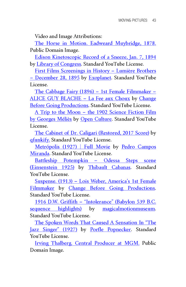 Moving Pictures: An Introduction to Cinema - New Page
