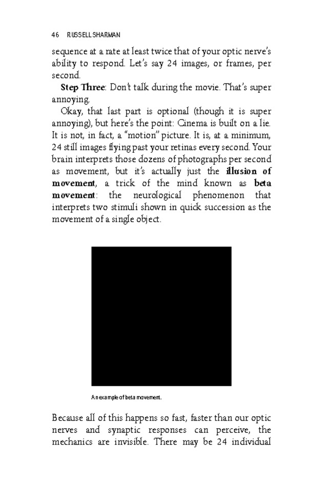 Moving Pictures: An Introduction to Cinema - New Page