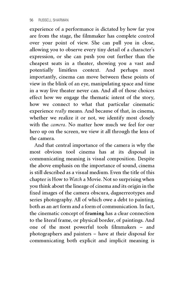 Moving Pictures: An Introduction to Cinema - New Page