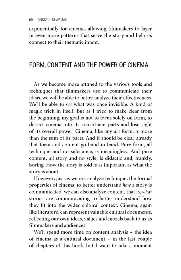 Moving Pictures: An Introduction to Cinema - New Page
