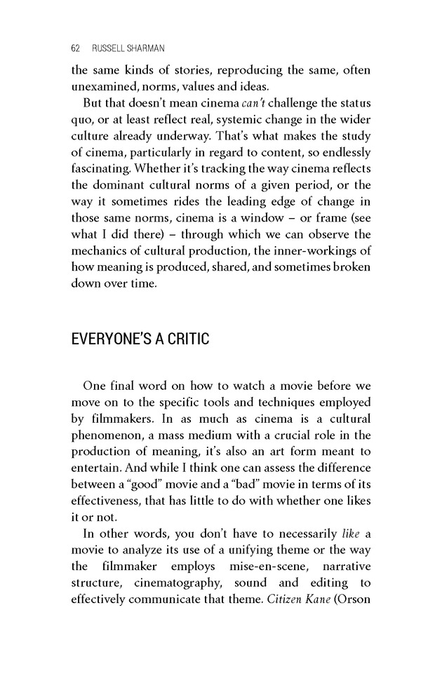 Moving Pictures: An Introduction to Cinema - New Page