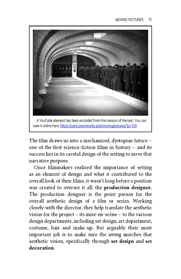 Moving Pictures: An Introduction to Cinema - New Page
