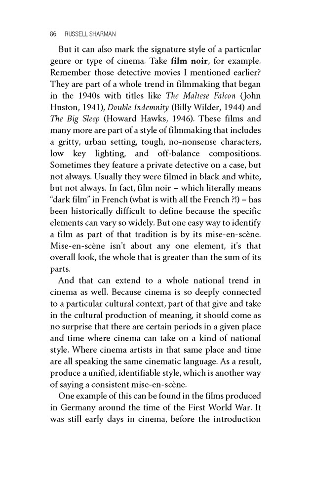 Moving Pictures: An Introduction to Cinema - New Page