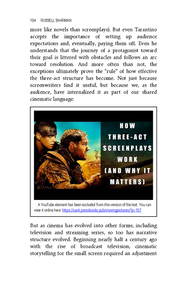 Moving Pictures: An Introduction to Cinema - New Page