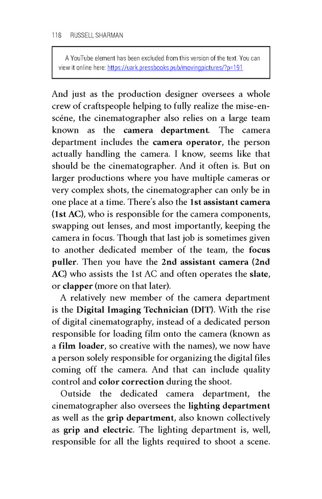Moving Pictures: An Introduction to Cinema - New Page