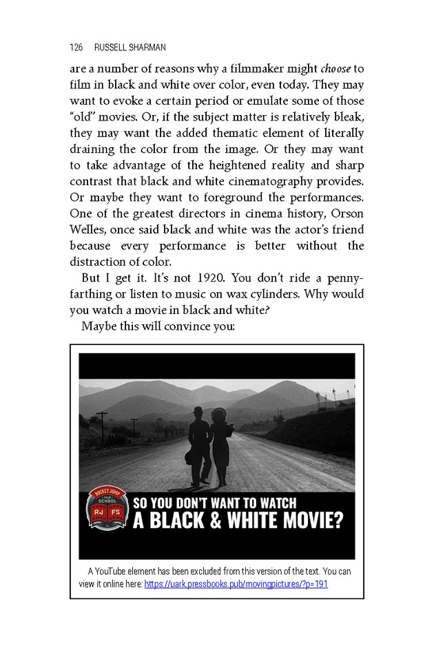 Moving Pictures: An Introduction to Cinema - New Page