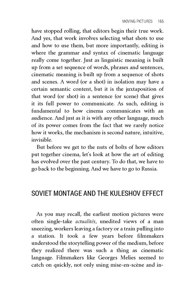 Moving Pictures: An Introduction to Cinema - New Page