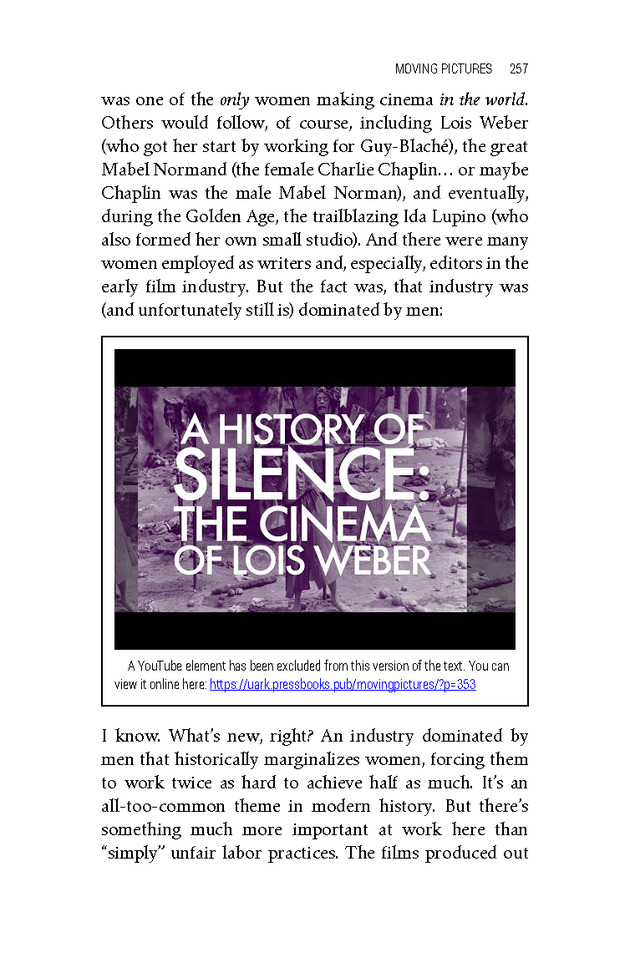 Moving Pictures: An Introduction to Cinema - New Page