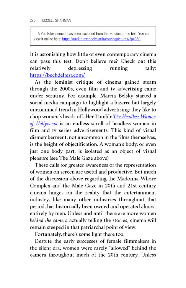 Moving Pictures: An Introduction to Cinema - New Page