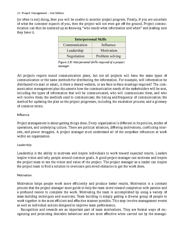 Project Management - New Page