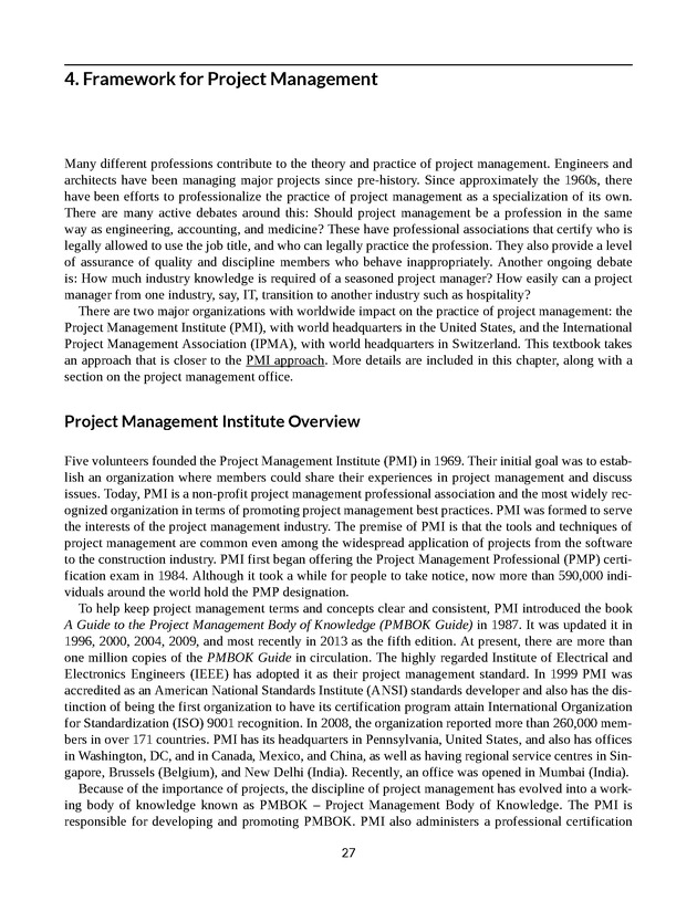 Project Management - New Page