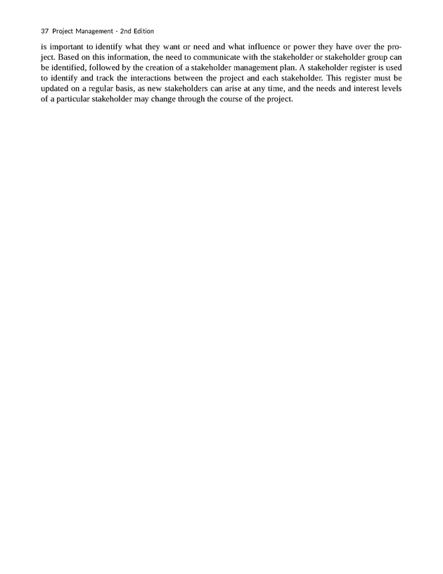Project Management - New Page