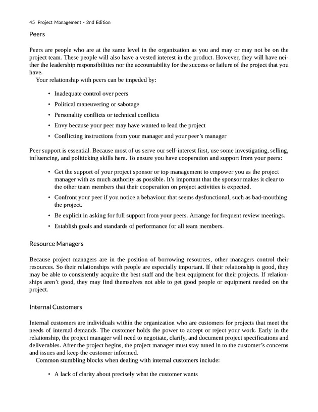 Project Management - New Page