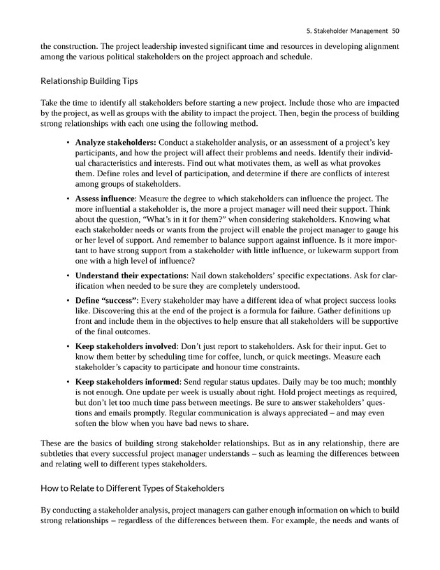 Project Management - New Page