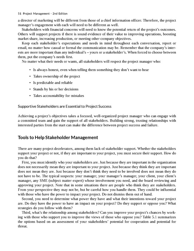 Project Management - New Page