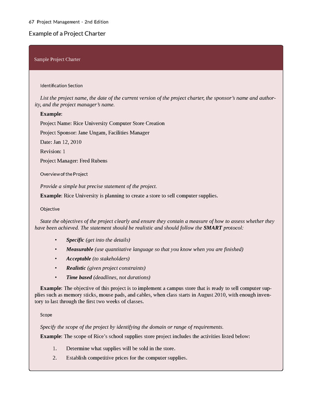 Project Management - New Page