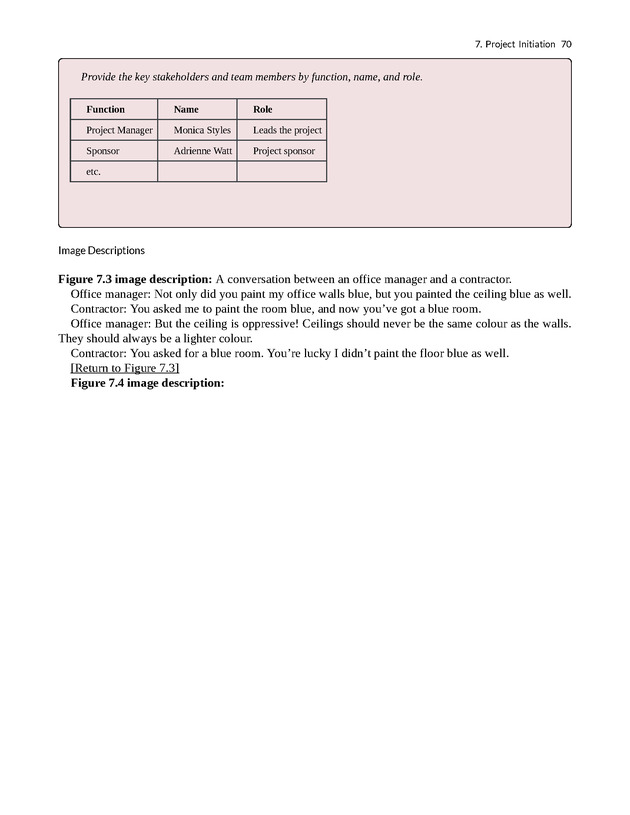 Project Management - New Page