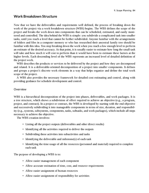 Project Management - New Page