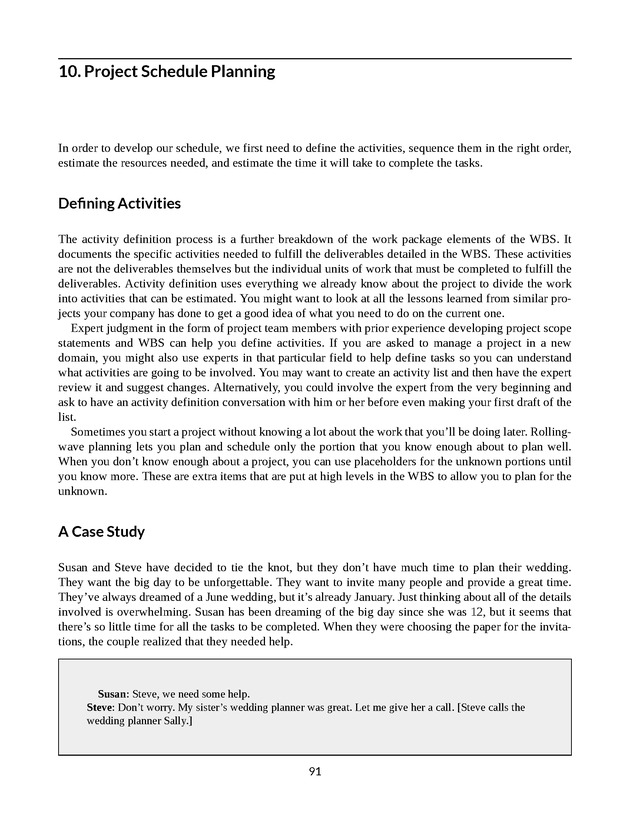 Project Management - New Page
