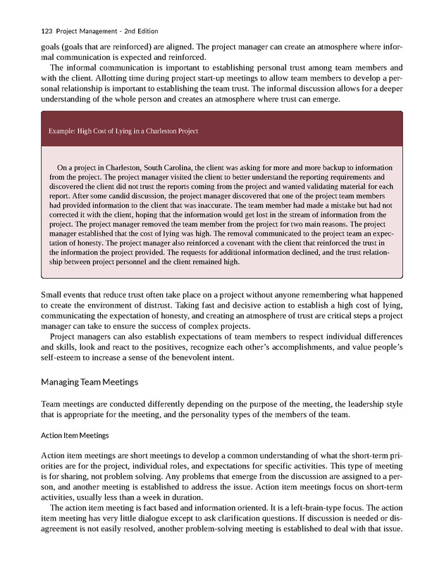 Project Management - New Page