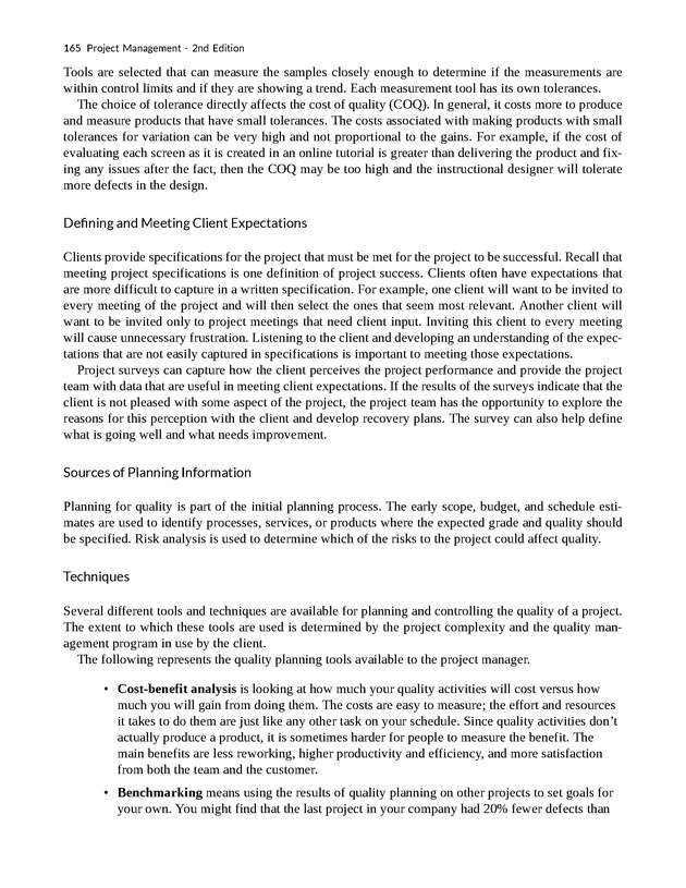 Project Management - New Page
