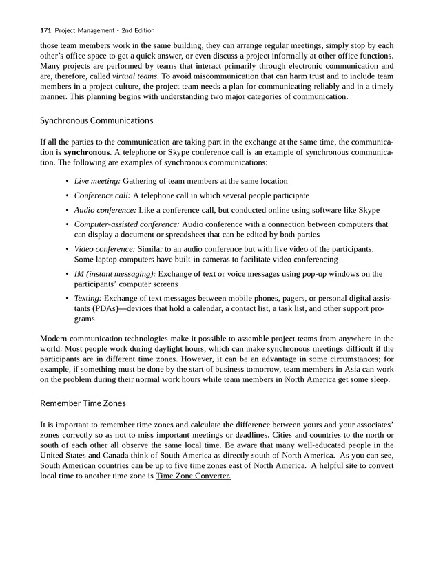 Project Management - New Page