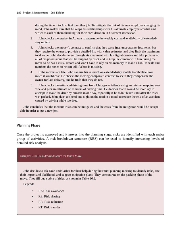 Project Management - New Page