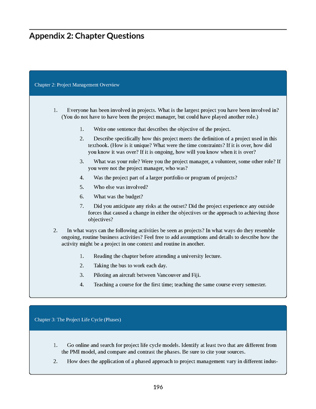 Project Management - New Page