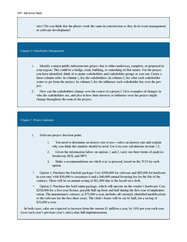 Project Management - New Page