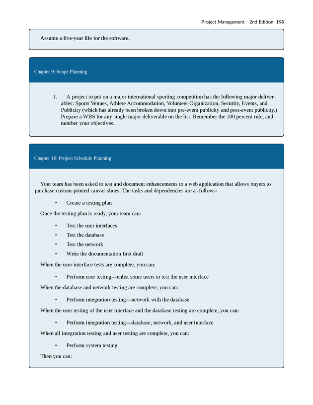Project Management - New Page