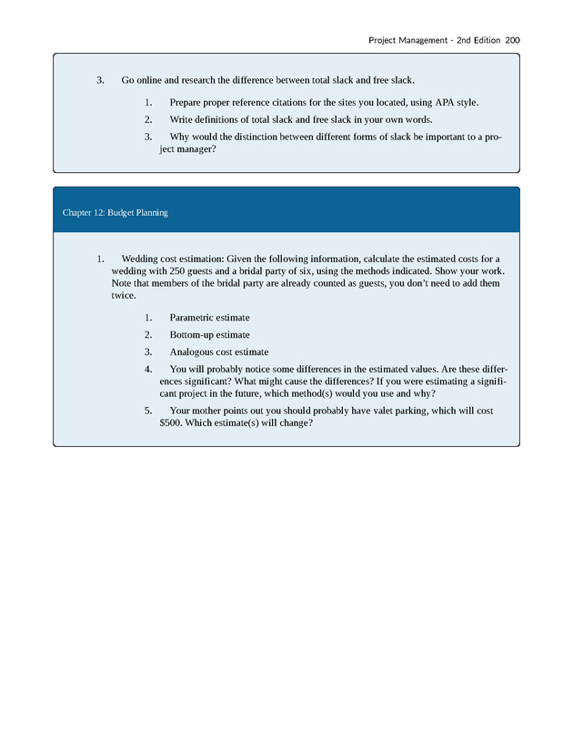 Project Management - New Page