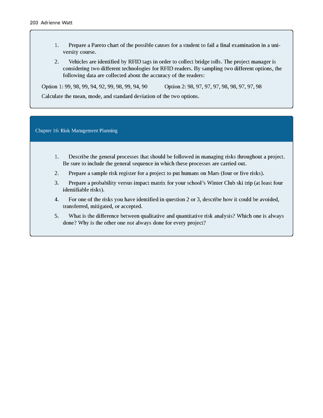 Project Management - New Page