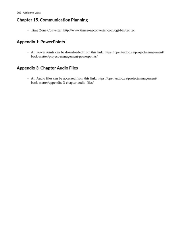 Project Management - New Page