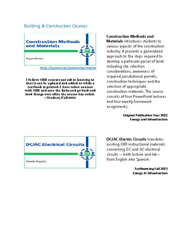 Open Textbook Collaborative Course Catalog - Page 5