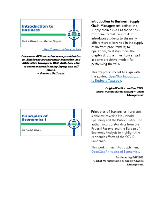 Open Textbook Collaborative Course Catalog - Page 8