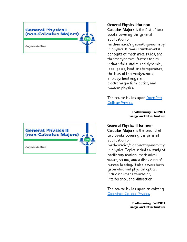 Open Textbook Collaborative Course Catalog - Page 14