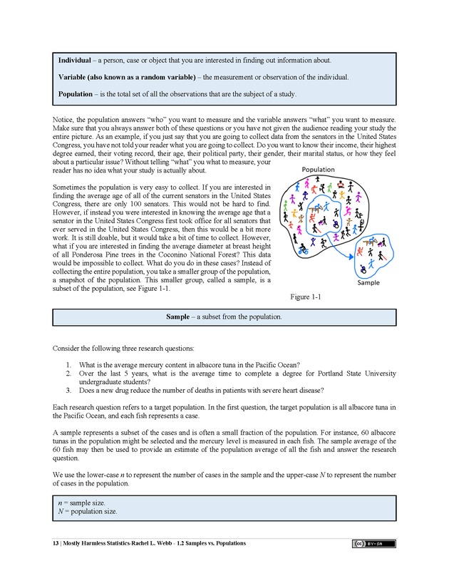 Mostly Harmless Statistics - New Page