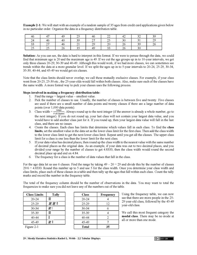 Mostly Harmless Statistics - New Page