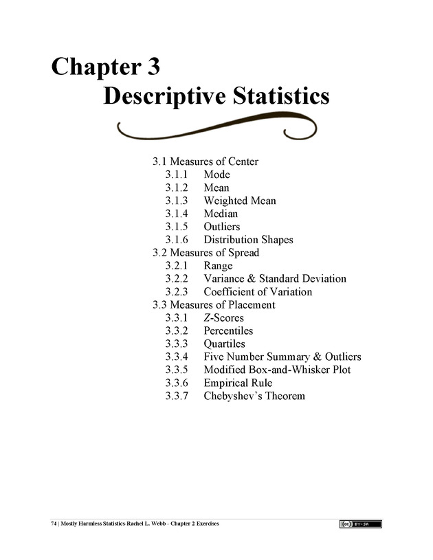 Mostly Harmless Statistics - New Page