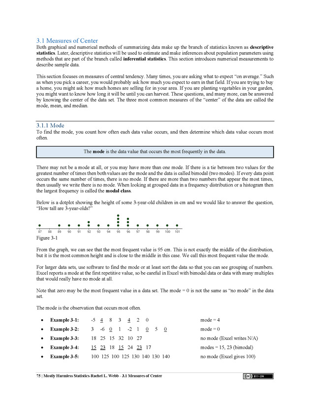 Mostly Harmless Statistics - New Page