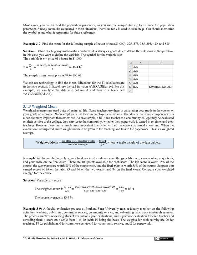 Mostly Harmless Statistics - New Page