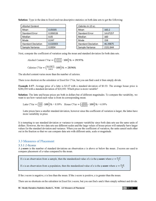 Mostly Harmless Statistics - New Page