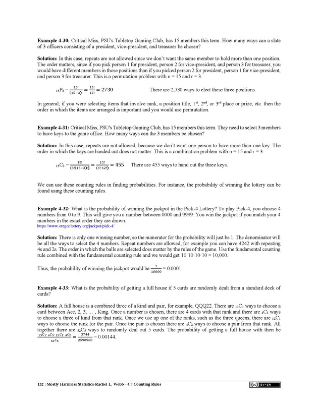 Mostly Harmless Statistics - New Page