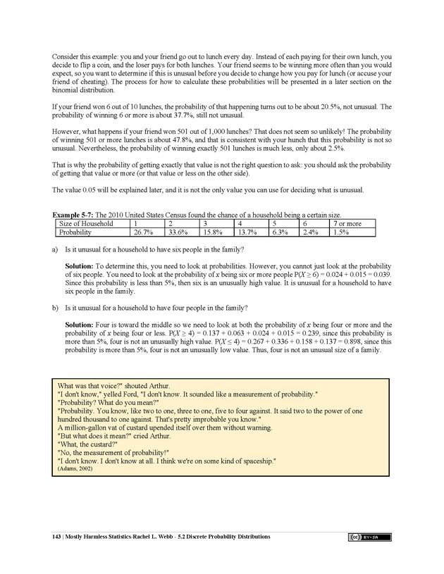 Mostly Harmless Statistics - New Page