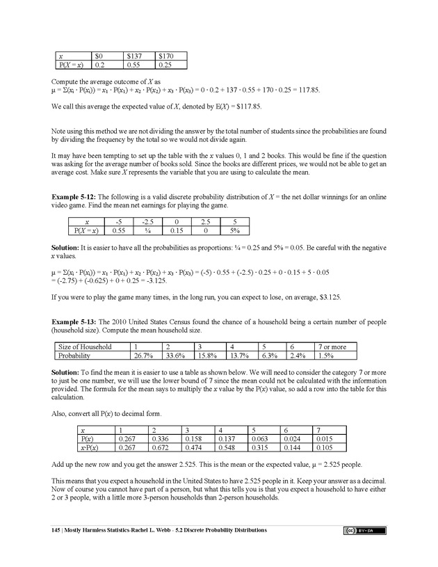 Mostly Harmless Statistics - New Page